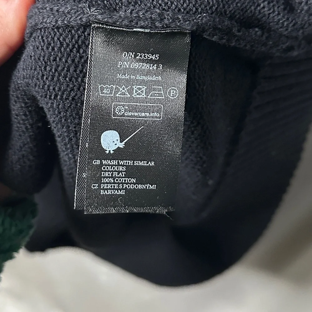 ASOS Monki Robin cotton knitted v neck sleeveless black mini dress - Picture 14 of 17